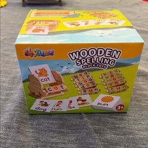 Wooden Spelling Block Toys - Shylizard